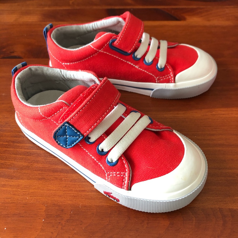 NIB See Kai Run Stevie II red sneakers